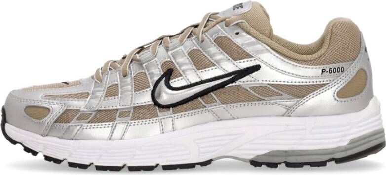 Nike Lage Vetersneaker Khaki Zilver Platina Multicolor Heren