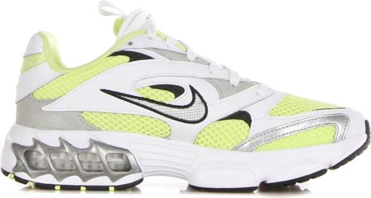 Nike Lage Zoom Air Sneaker Wit Zilver Citroen Multicolor Dames