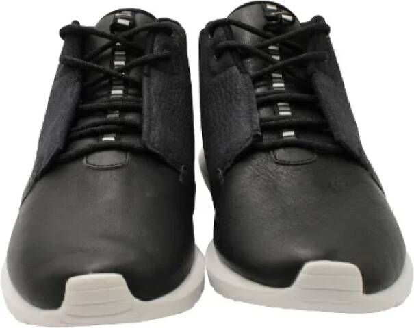 Nike Leather sneakers Black Heren