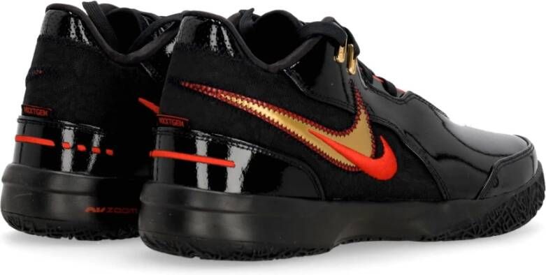 Nike LeBron Zoom Ampd Basketbalschoen Zwart Goud Rood Black Heren