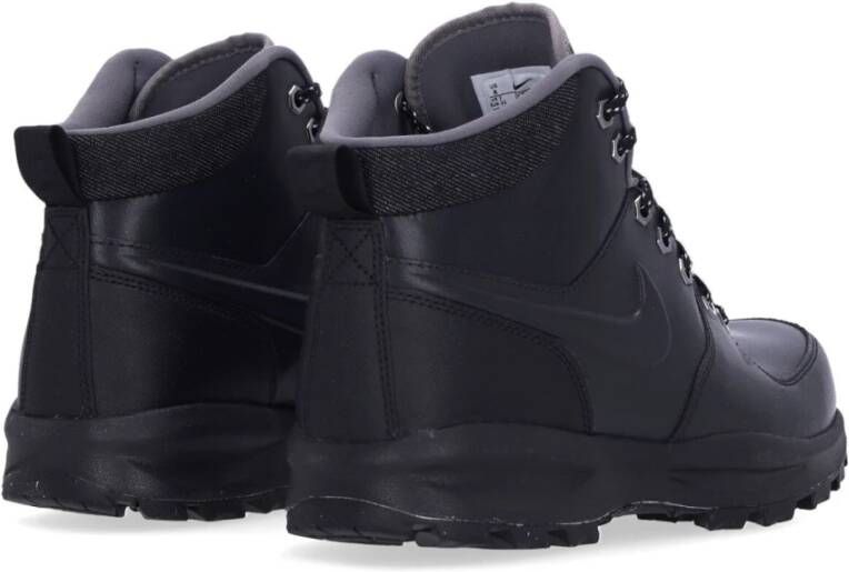 Nike Leren Hoge Laars Zwart Gunsmoke Black Heren