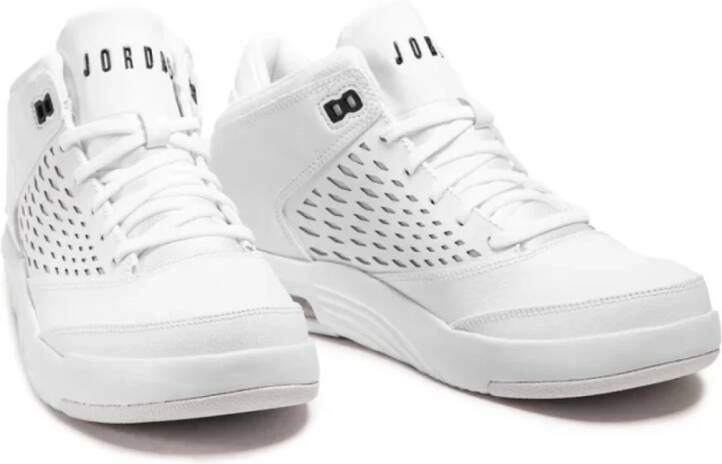 Nike Leren Jordan Flight Origin 4 Sneakers White Heren