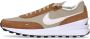 Nike Leren Lage Schoen Bruin Wit Stijlvol Brown Heren - Thumbnail 2