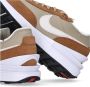 Nike Leren Lage Schoen Bruin Wit Stijlvol Brown Heren - Thumbnail 7