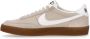 Nike Leren Lage Tennisschoen Room Zwart Gray Heren - Thumbnail 4