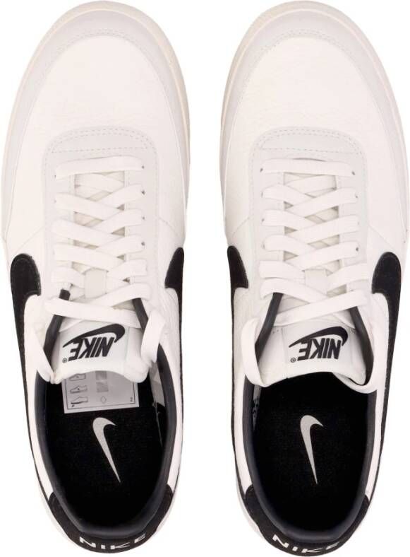 Nike Leren Tennisschoen met Retro Look White Heren