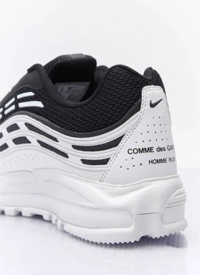 Nike Mesh Sneakers met Air Max Bubble White Heren