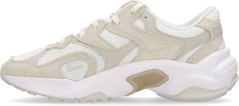 Nike Mesh Veterschoen met Leer en Suède Beige Dames