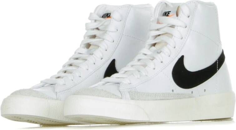 Nike Mid 77 Wit Zwart Hoge Schoen White Dames