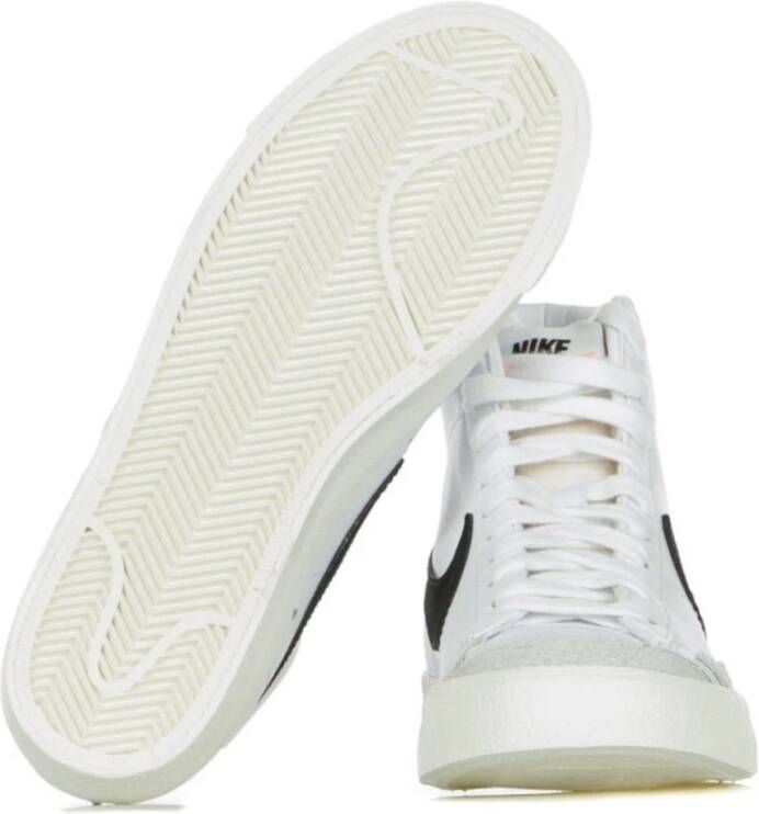 Nike Mid 77 Wit Zwart Hoge Schoen White Dames