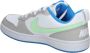 Nike Court Borough Low Recraft Sneakers Kids Wit Lichtgrijs Lichtgroen Felblauw - Thumbnail 5