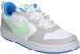 Nike Court Borough Low Recraft Sneakers Kids Wit Lichtgrijs Lichtgroen Felblauw - Thumbnail 8