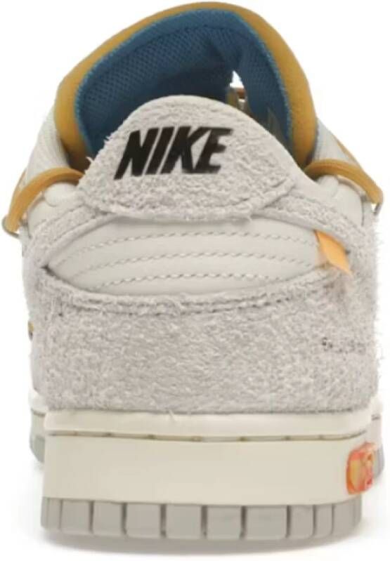 Nike Off-White Dunk Low Sneakers Beige Heren