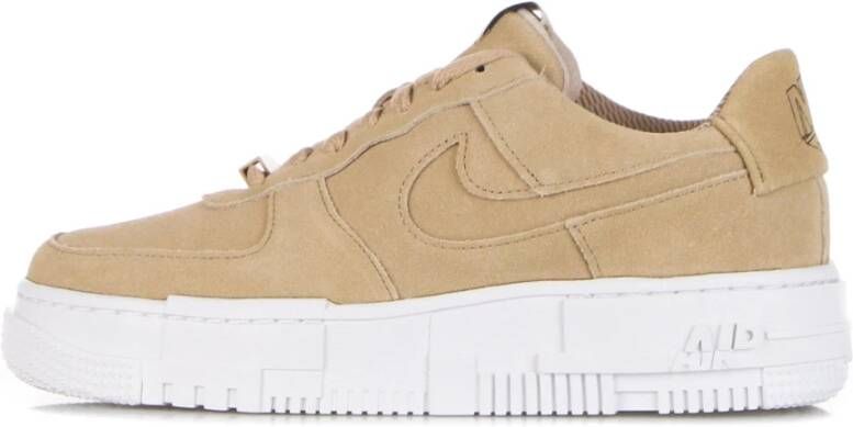 Nike Pixel Hemp Lage Sneaker Wit Beige Dames