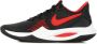 Nike Precision V Lage Sneaker Zwart Rood Wit Black Heren - Thumbnail 2