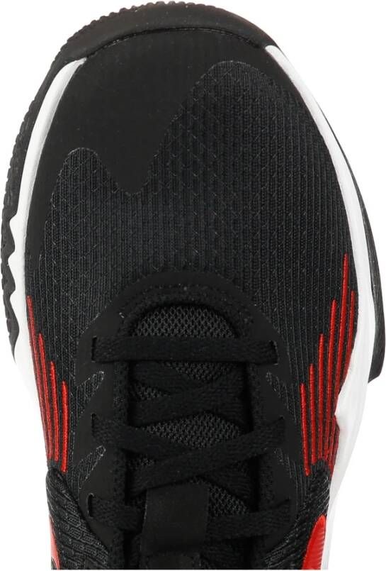 Nike Precision V Lage Sneaker Zwart Rood Wit Black Heren