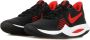 Nike Precision V Lage Sneaker Zwart Rood Wit Black Heren - Thumbnail 3