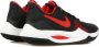 Nike Precision V Lage Sneaker Zwart Rood Wit Black Heren - Thumbnail 6