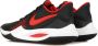 Nike Precision V Lage Sneaker Zwart Rood Wit Black Heren - Thumbnail 8