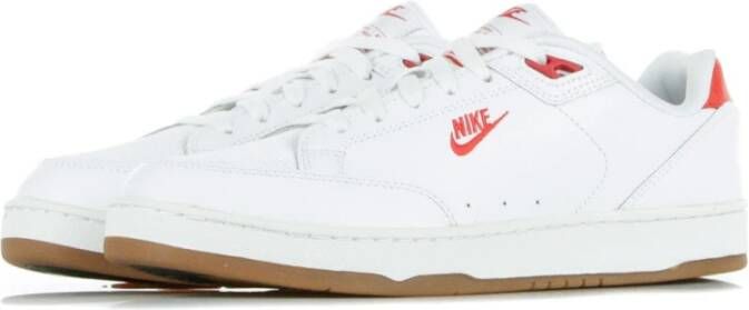 Nike Premium lage schoen in wit rood bruin White Heren