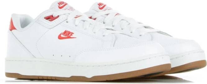 Nike Premium lage schoen in wit rood bruin White Heren