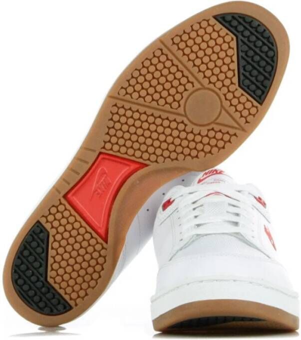 Nike Premium lage schoen in wit rood bruin White Heren