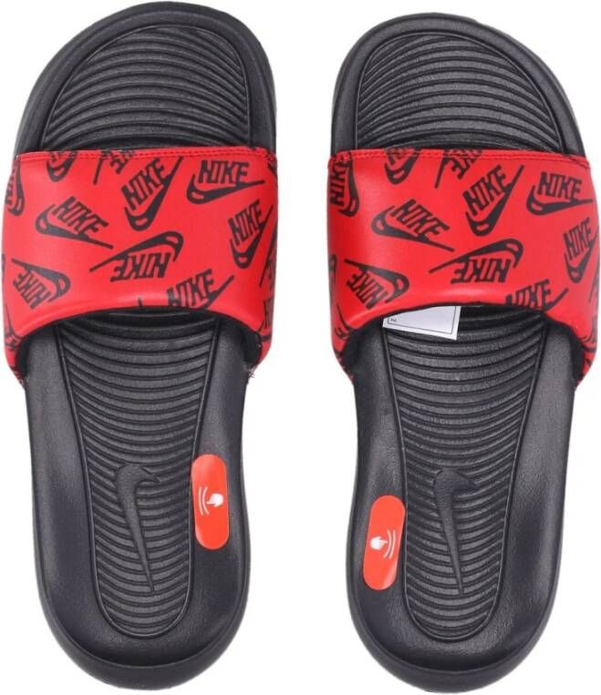 Nike Print Slide Heren Slippers Rood Zwart Red Heren