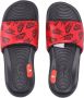 Nike Print Slide Heren Slippers Rood Zwart Red Heren - Thumbnail 4