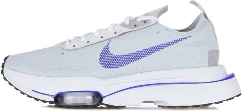 Nike Pure Platinum Lage Sneakers met Zoom Air Blue Heren