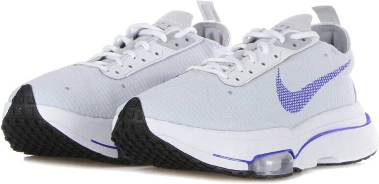 Nike Pure Platinum Lage Sneakers met Zoom Air Blue Heren