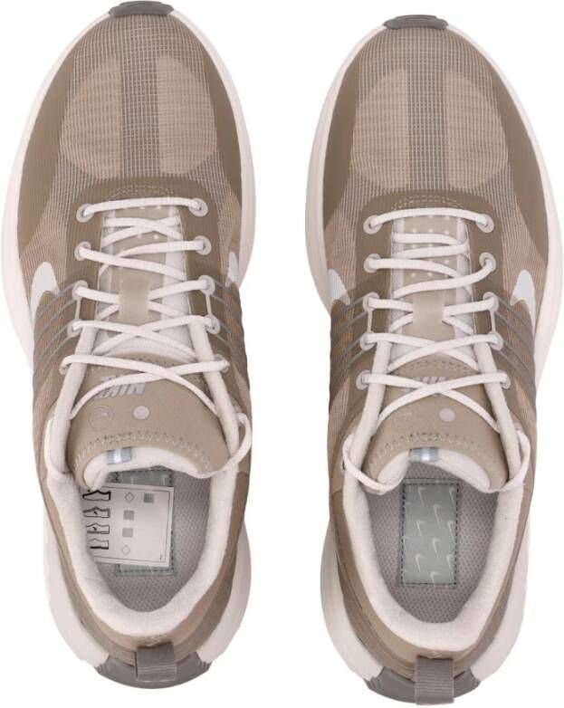 Nike Reflecterende lage sneaker in khaki Gray Heren