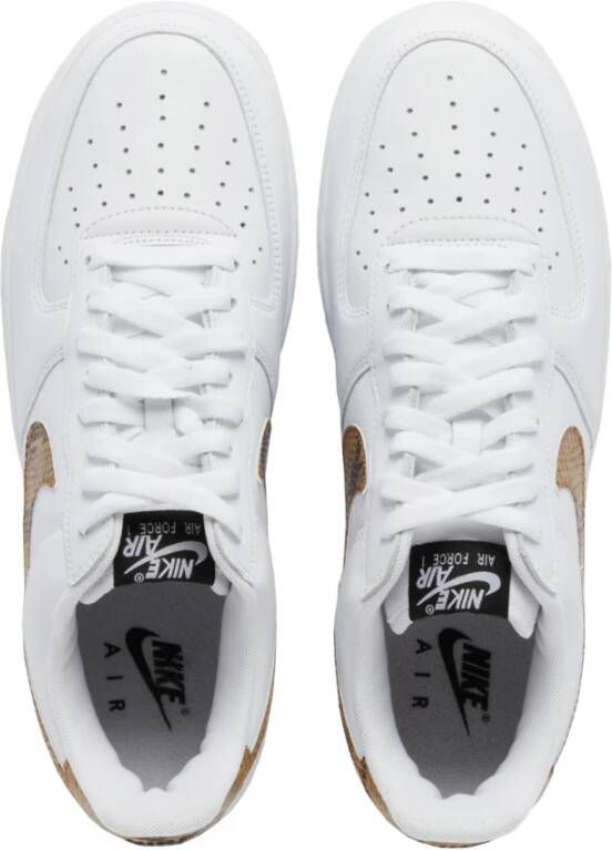 Nike Retro PRM QS Sneakers Wit Goud White Heren