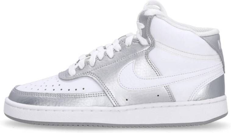 Nike Retro Stijl Mid Basketbalsneaker White Dames