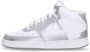 Nike Retro Stijl Mid Basketbalsneaker White Dames - Thumbnail 2