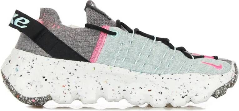 Nike Rookgrijs Lage Sneaker Deconstructed Design Multicolor Heren