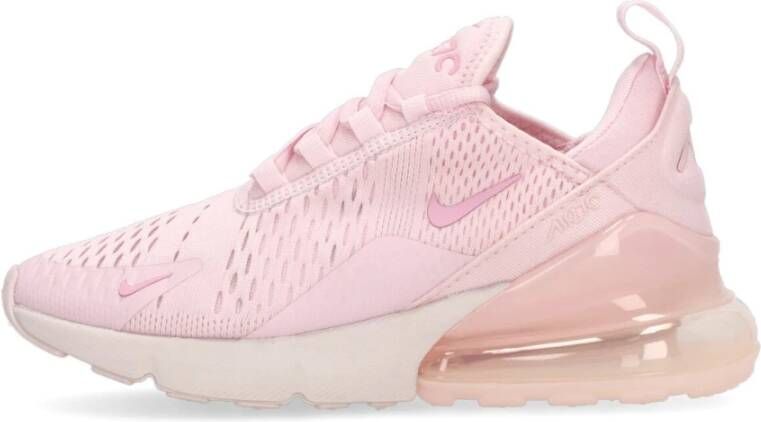 Nike Roze Foam Lage Sneaker met Oversize Air Unit Pink Dames