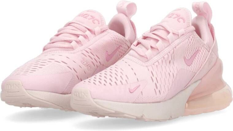 Nike Roze Foam Lage Sneaker met Oversize Air Unit Pink Dames