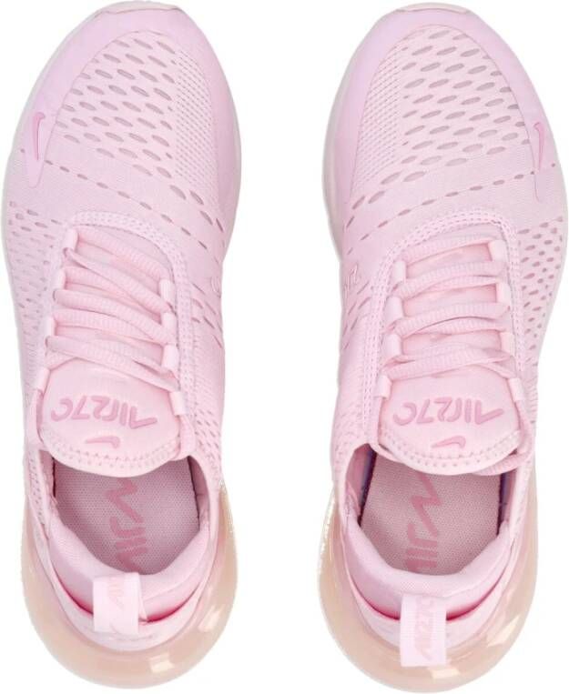 Nike Roze Foam Lage Sneaker met Oversize Air Unit Pink Dames