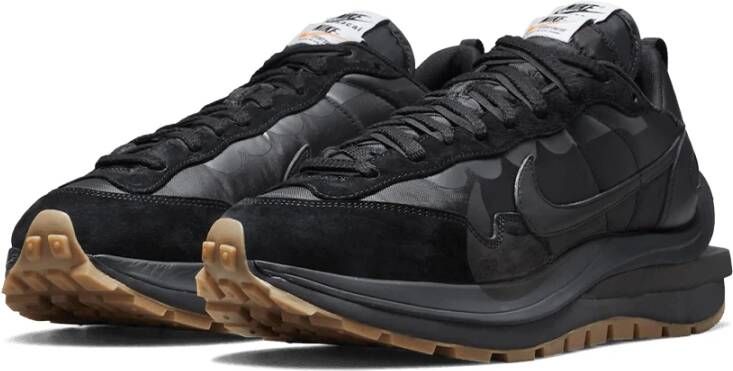 Nike Sacai Vaporwaffle Black Gum Sneakers Black Heren