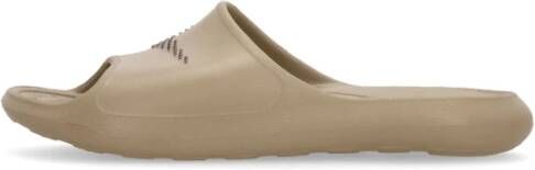 Nike Schuim Slide Slippers Khaki Zwart Beige Heren