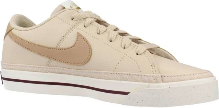 Nike Stijlvolle Court Legacy Next Natur Sneakers Beige Dames