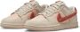 Nike Dunk Low Terry Swoosh Dames Sneakers Beige Heren - Thumbnail 3