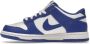 Nike Lage Leren Sneakers Blauw Dames - Thumbnail 3