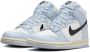 Nike Dunk High Aluminum Black Sneakers Blauw Dames - Thumbnail 2