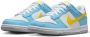 Nike Homer Simpson Dunk Low Sneakers Blauw Dames - Thumbnail 3