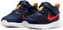 Nike Revolution 6 NN TDV Hardloopschoenen Midnight Navy Bright Crimson Black Kinderen - Thumbnail 6