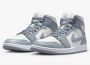 Jordan Grijze Sail Mid Leren Sneakers Grijs Heren - Thumbnail 6