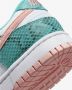 Nike Gewassen Teal Slangenprint Lage Dunk Multicolor Heren - Thumbnail 7