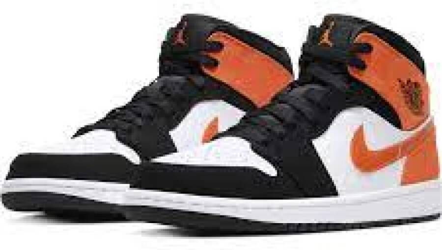 Nike discount jordans oranje