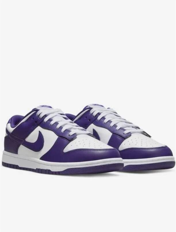 Nike "Dunk Low Top Sneakers" Paars Heren